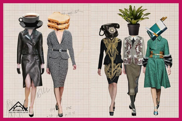 تکنیک کلاژ در طراحی لباس