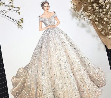طراحی لباس عروس