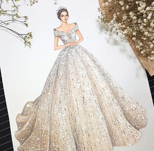 طراحی لباس عروس