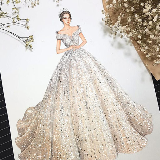 طراحی لباس عروس طراحی لباس عروس