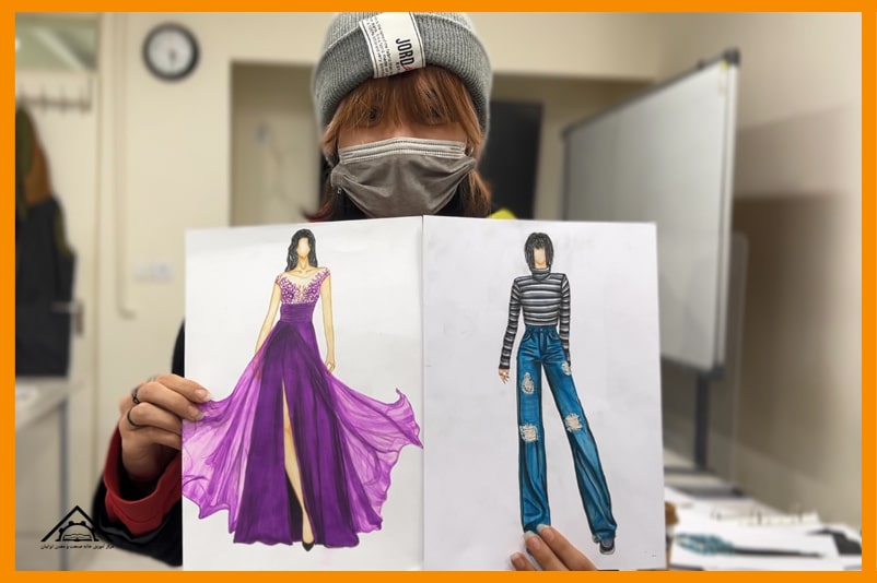 کشیدن آناتومی بدن برای طراحی لباس