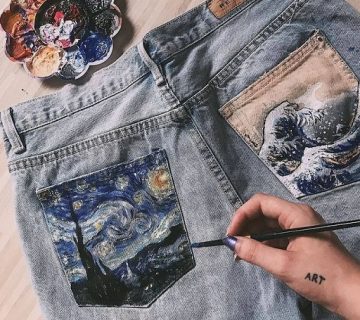 مراحل طراحی روی پارچه