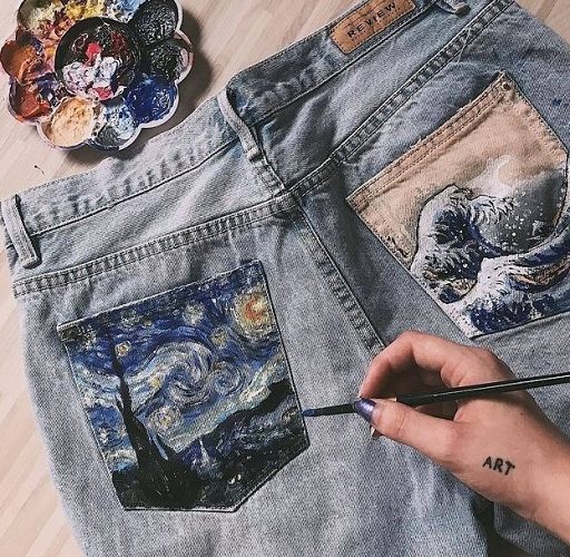 مراحل طراحی روی پارچه